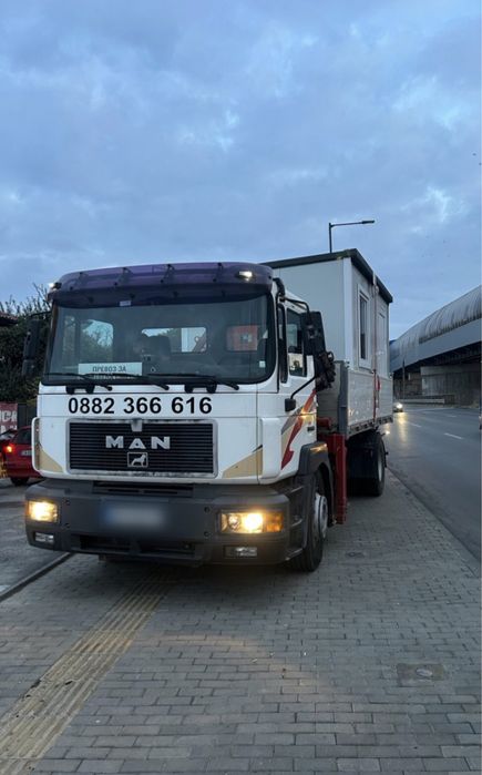 Транспортни услуги: камион със самосвал с кран