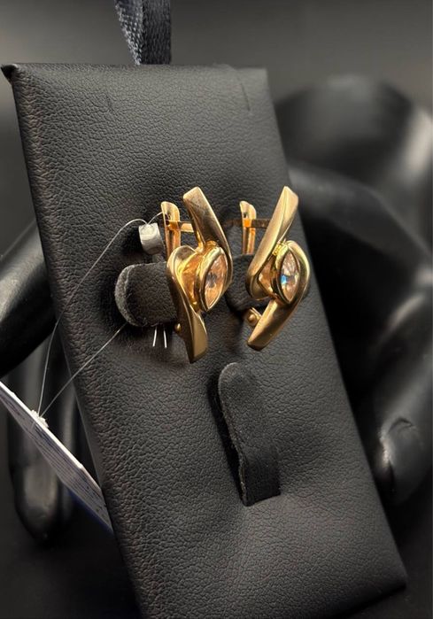 Золото 585  Серьги