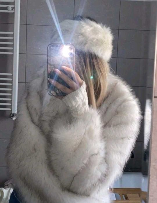 Haina din blana artificiala