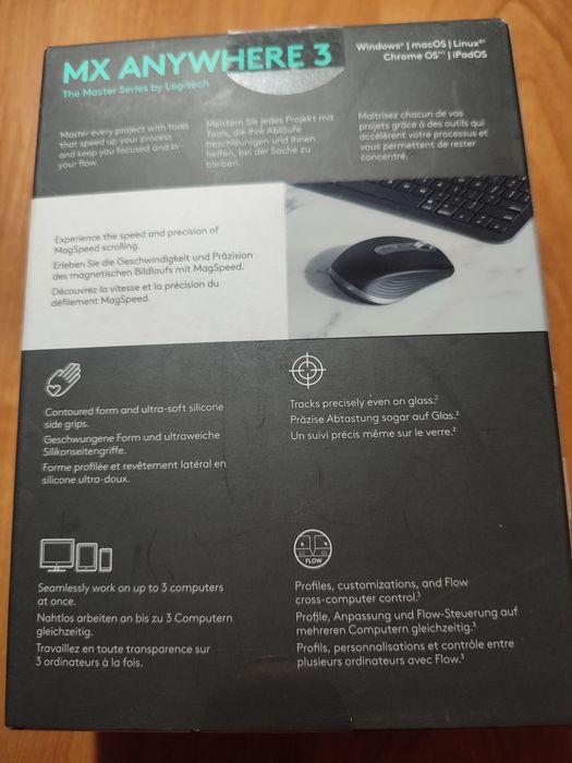 Мышь компьютерная Logitech MX AnyWhere 3, graphite