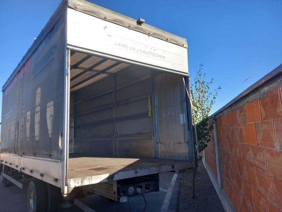 Man TGL Iveco  caroserie cu prelata - LIFT HIDRAULIC