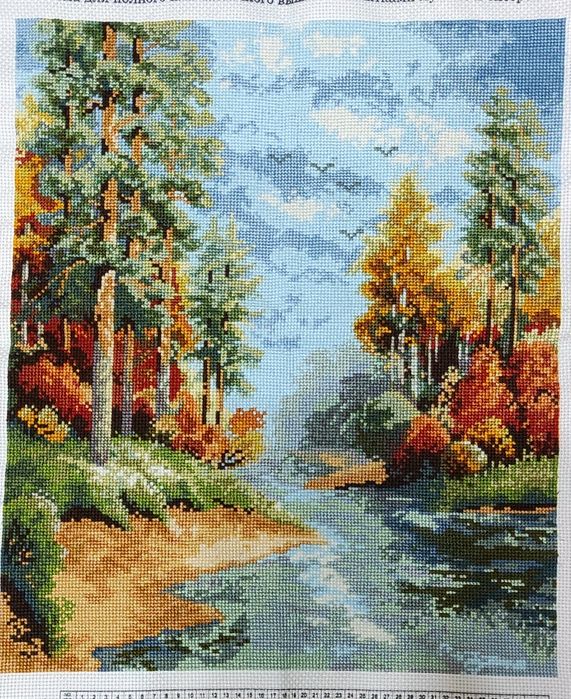 Продам вышитые картины без рамок