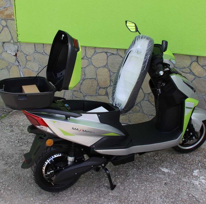 Електрически скутер MaxMotors Power G 3000W Green/Gray