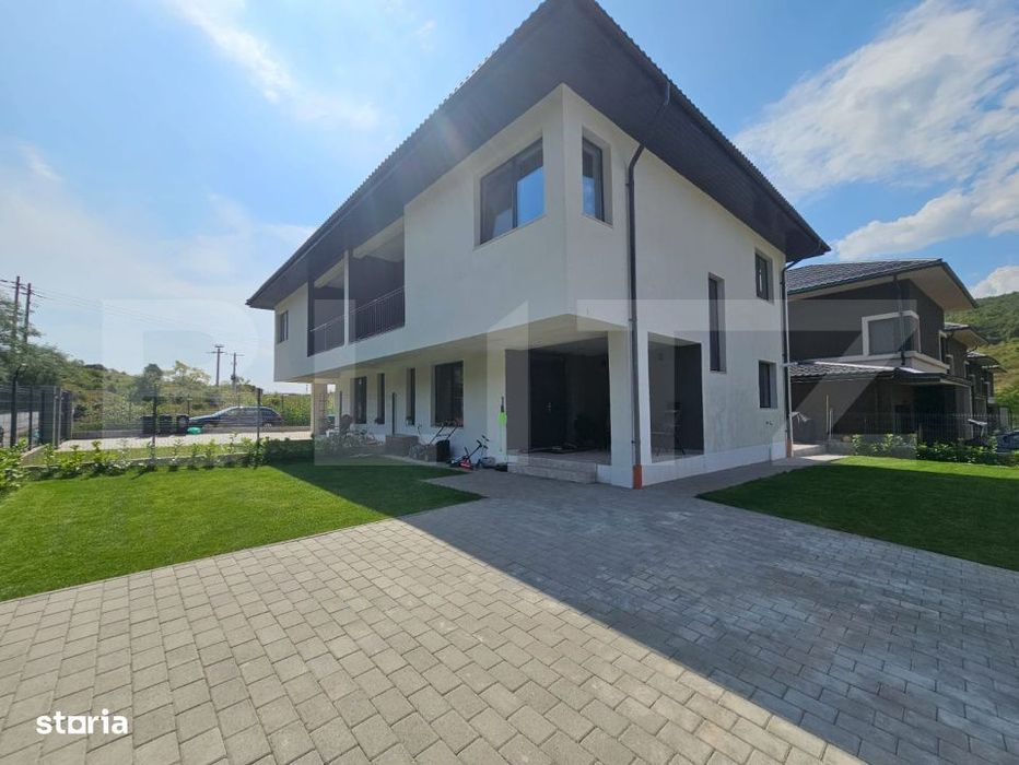 Duplex de vanzare, 120 mp, 305 mp teren, zona Valea Seaca-Popesti