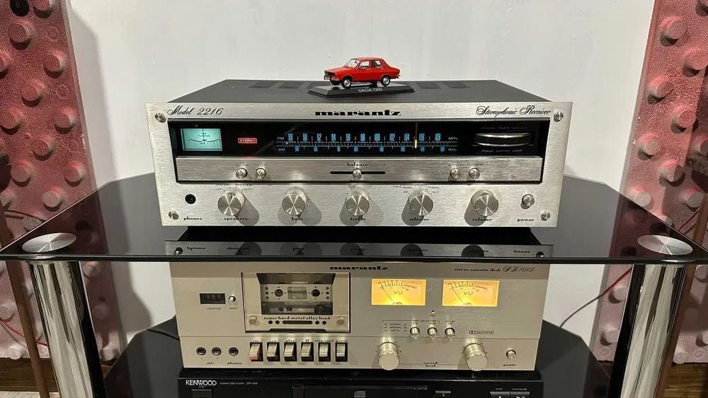 Amplituner Receiver Marantz Model 2216, recap, revizuit, vintage