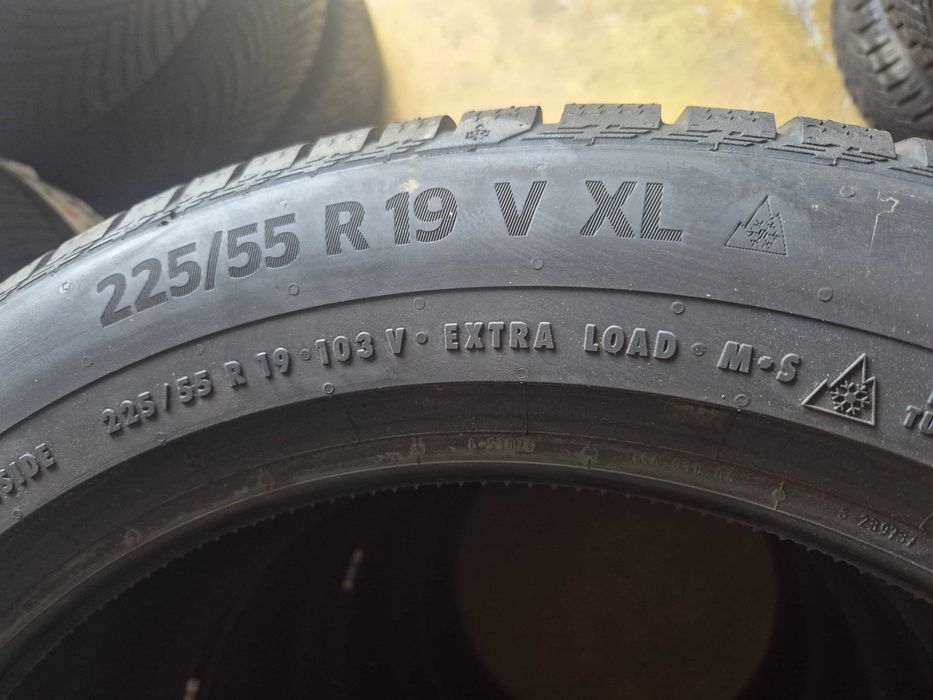 4 Anvelope M+S IARNA - 225/55/19 103V XL - Continental Winter Contact TS860S NFO - NOU - DOT 3525 !