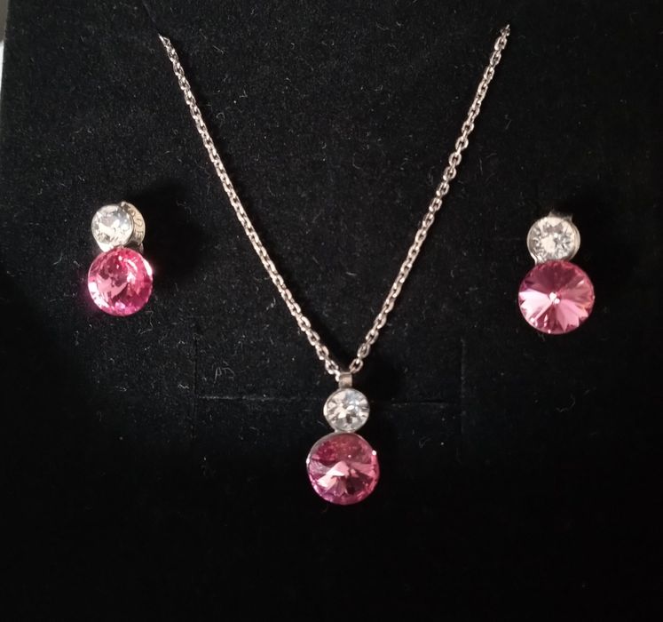 Set B&B argint 925 și cristale Swarovski