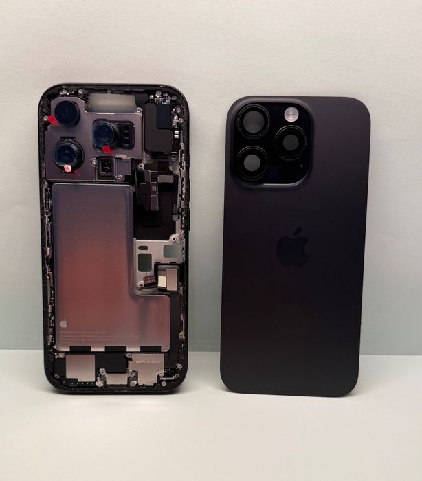 Carcasa originala iPhone 16 Pro Black Negru camera baterie sticla rama