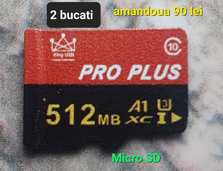 Card de memorie : 512 MB