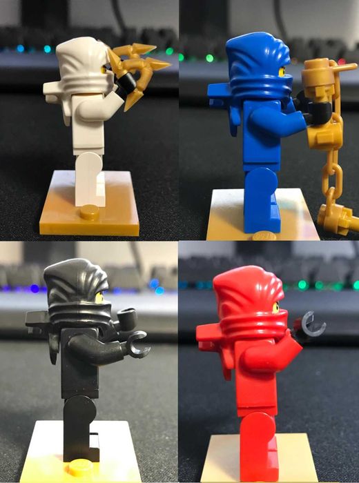 Kai, Jay, Cole, Zane Pilot LEGO Ninjago Minifigure Minifigurine