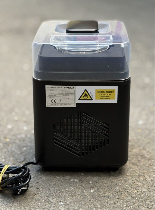 ГАРАНЦИОННА!!! Машина за сладолед Finlux FCRM-2425W, 100W, 0.8 л