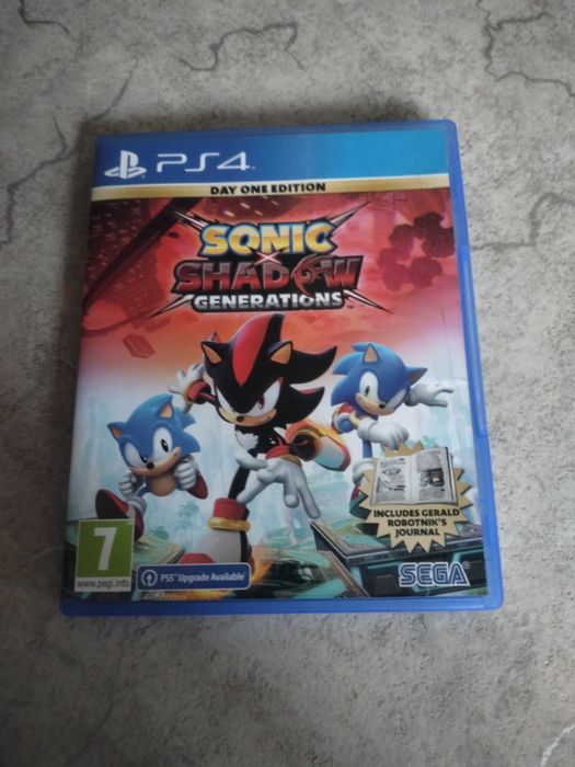 Диски PS4 Sonic Frontiers, sonic X shadow generations, Sonic Mania