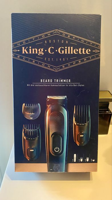 Тример за брада King C. Gillette на Braun