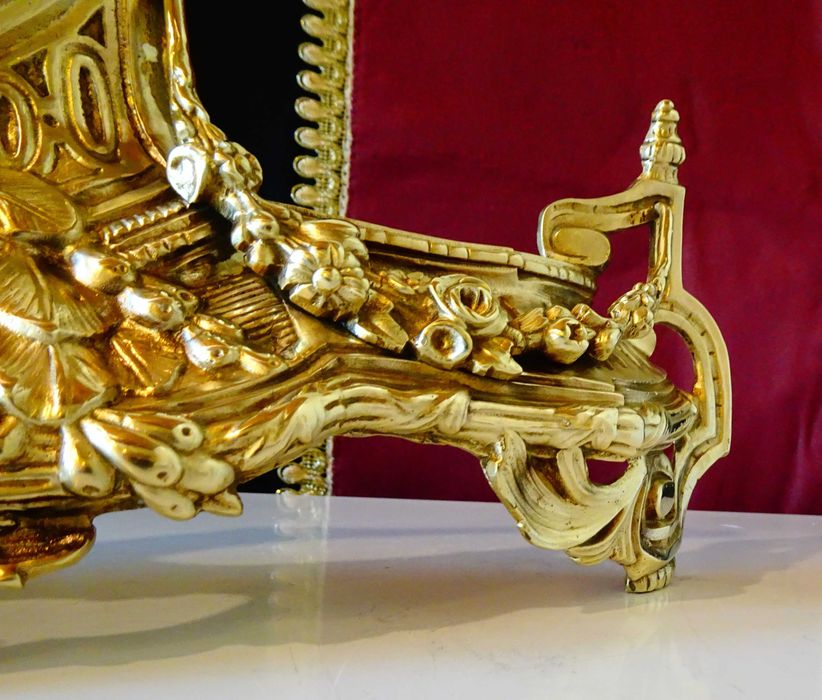 Барокова рамка от бронз за огледало,часовник,мебели,камина.