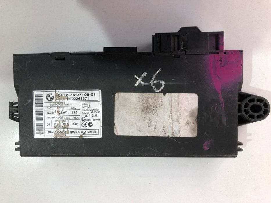 Calculator confort cas3 BMW X6 (2008-2014) [E71, E72] 9227106