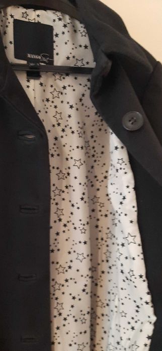 Манго/Mango черно манто/палто