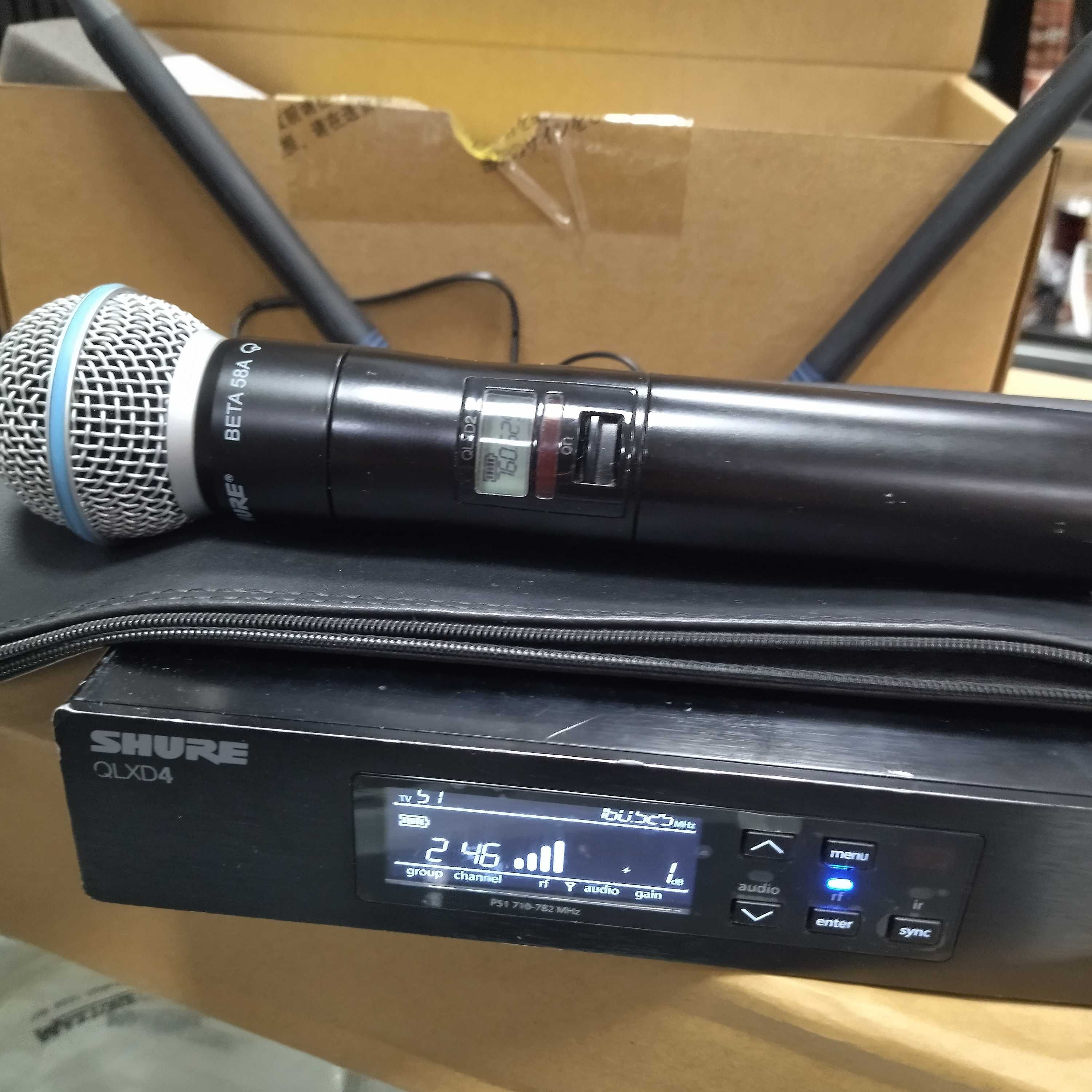 Shure QLXD4 Beta 58 wireless microphone system