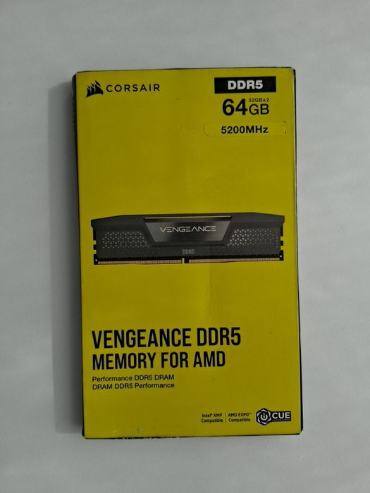 Sigilat Kit memorii ram 64Gb Corsair DDR5 2x32GB 5200mhz gaming pc
