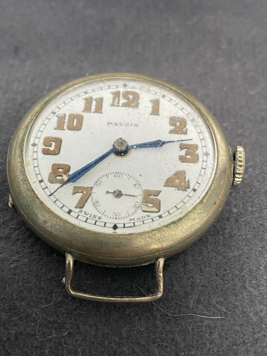 PATRIA / OMEGA Ceas Militar-Military Trench WWI Swiss