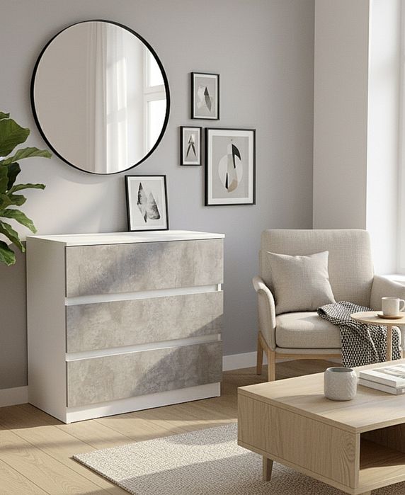 Тумба с тремя ящиками