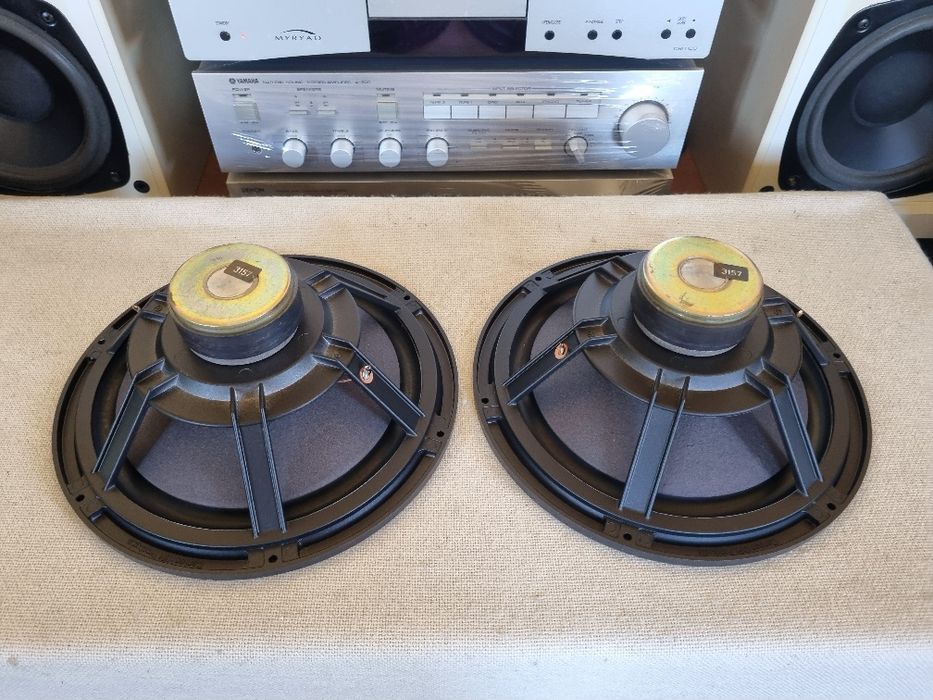 Set Difuzoare Mid/Bass Canton. 4 ohms, 60 watts, 25,6 cm. Impecabile..