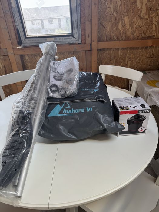 Barca pneumatica 3 pers. Crivit mare/lac noua