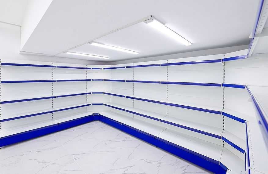 Витрина стеллаж металдан