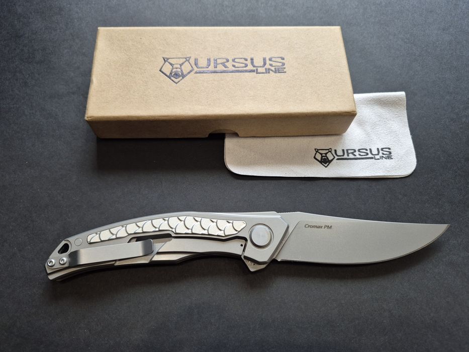 Сгъваем нож SHIROGOROV Quantum"DRAGON" ,CROMAX PM, SH209