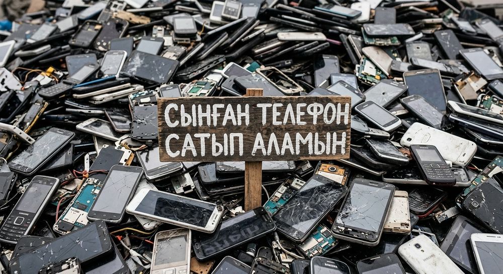 Бузылган телефон аламын