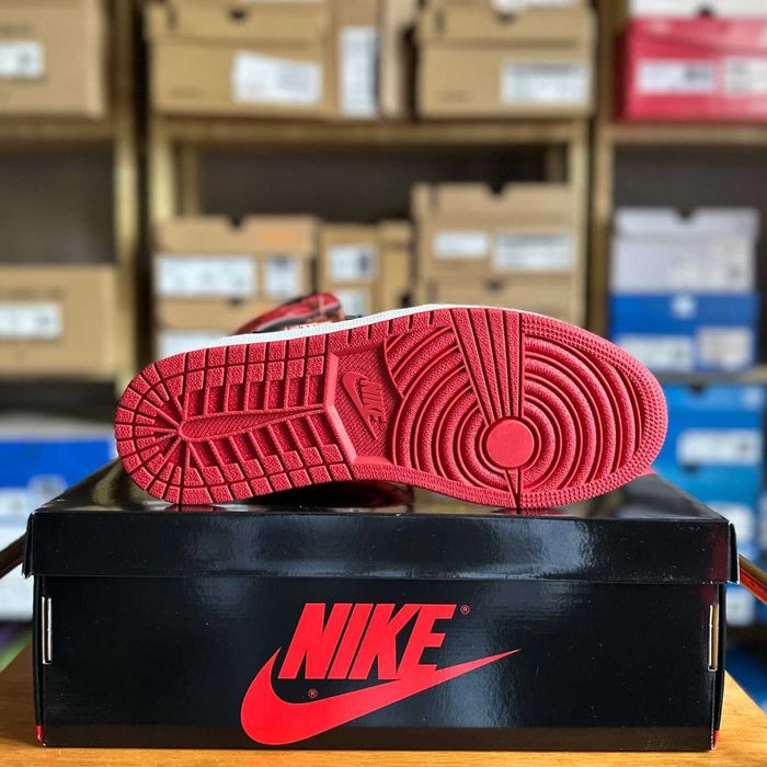 #WOW# Nike Air Jordan 1 High Patent Bred - PREMIUM - Verificare Colet