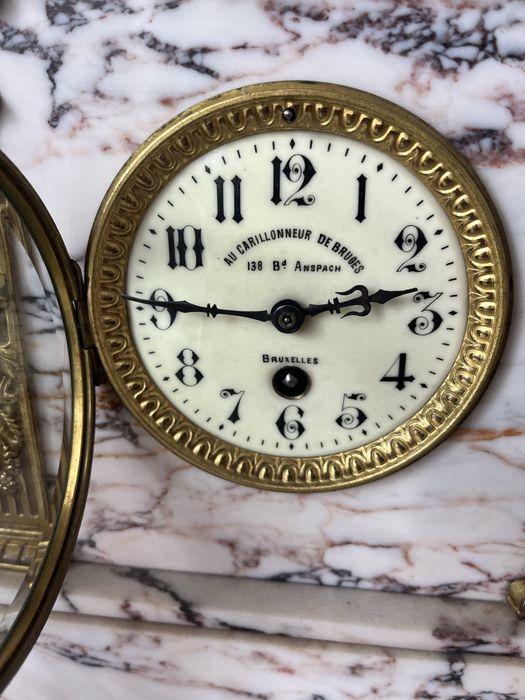 Антикварно дървено огледало осмоъгълна лавица дизайнерско голямо !