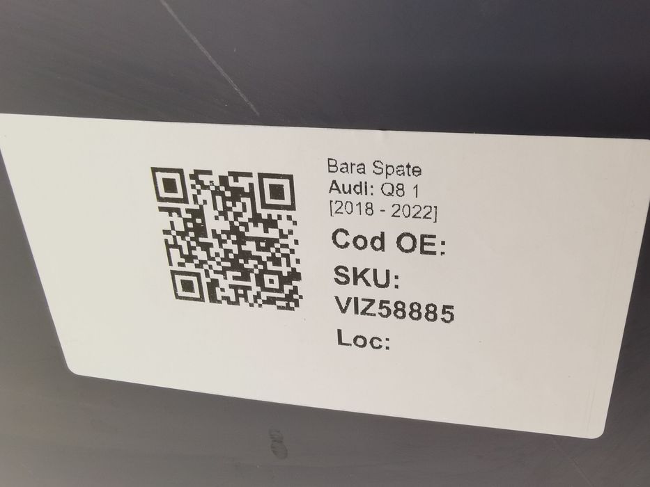 Задна броня Ауди Кю8 / Audi Q8 [Оригинална задна броня S-Line в добро