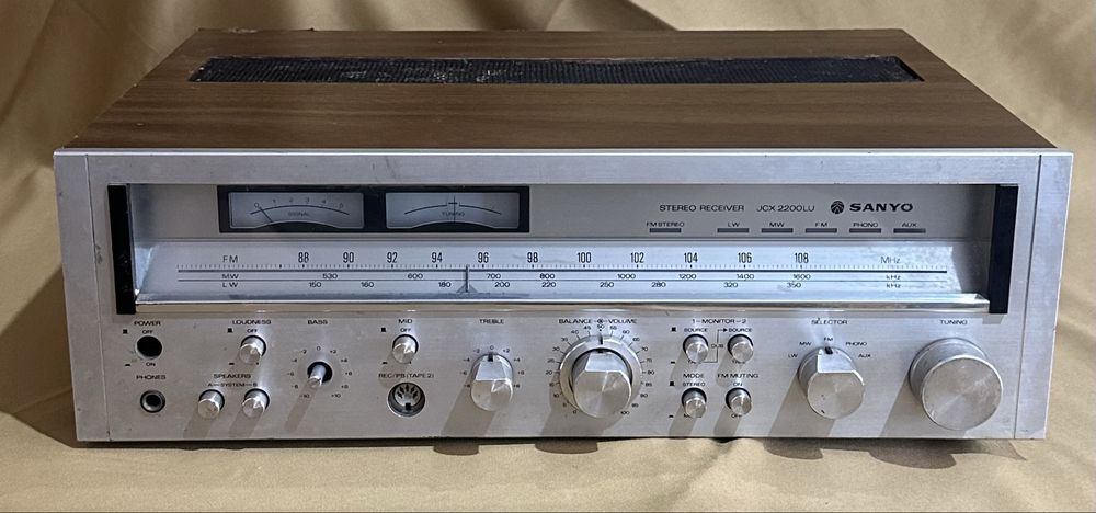 Raritate! Aplificator Vintage Sanyo (Model JCX-2200LU– Netestat / Factură