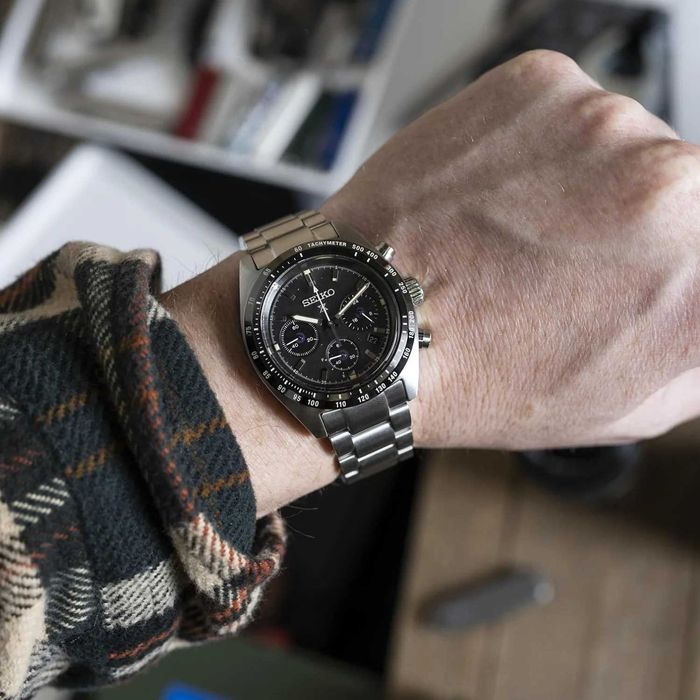 Seiko Prospex Speedtimer Solar Chronograph Black SSC819