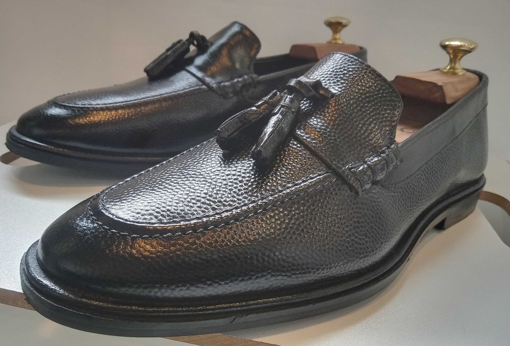 Pantofi loafer 43 tassel premium Walk London NOI piele naturala moale