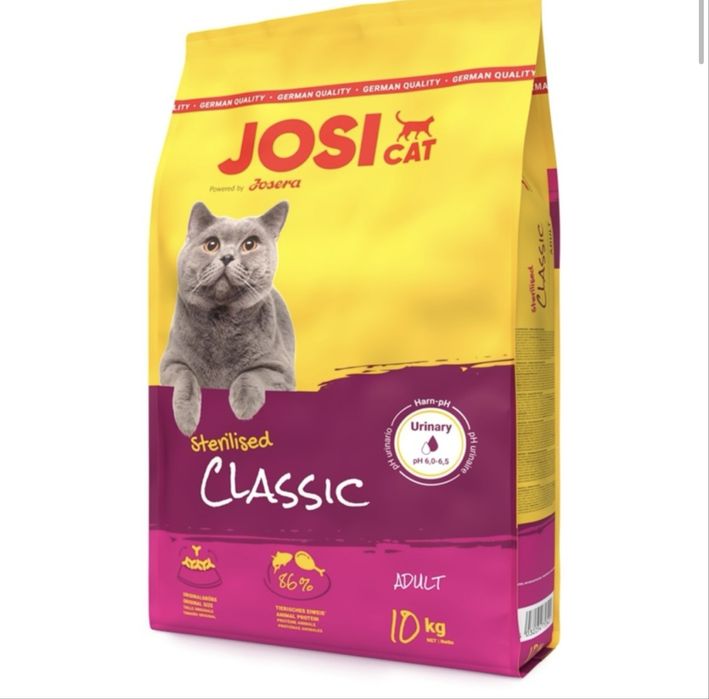 Сухой корм Jisera classic для кошек (для стилизованных)