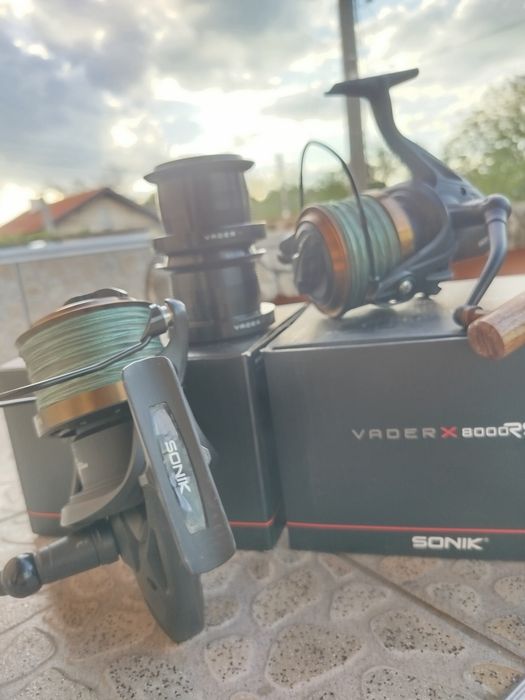 Sonik VADERX RS CORK 12ft 3.5lb и макари за тях Sonik VADEX 8000RS
Sonik VaderX 8000 RS
Sonik VaderX 8000 RS
Sonik VaderX 8000 RS