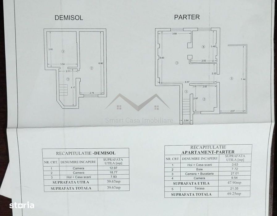 Casa tip triplex/insiruit bucium