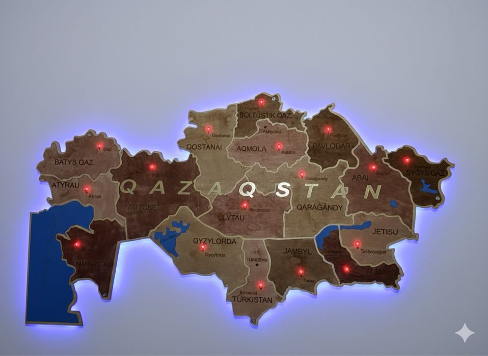 Карта Казахстана