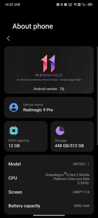 Продаётся ZTE NUBIA Redmagic 9 pro