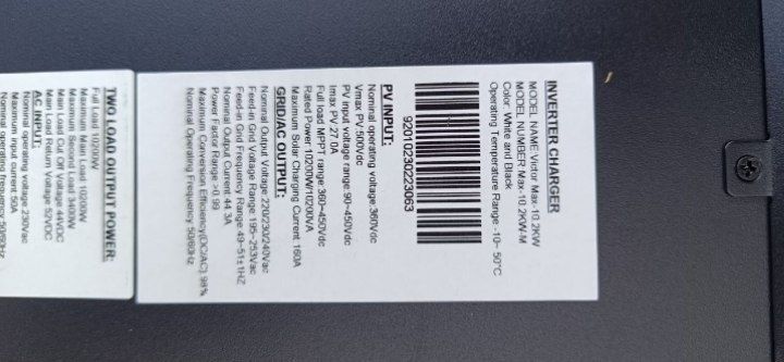 10.2 kvt invertor  1 faza gibrid setavoy off grid on grid