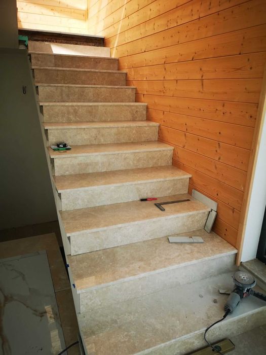 Подпрозоречни первази Мрамор Смирна - 16 Евро л.м. с фаска и водобран