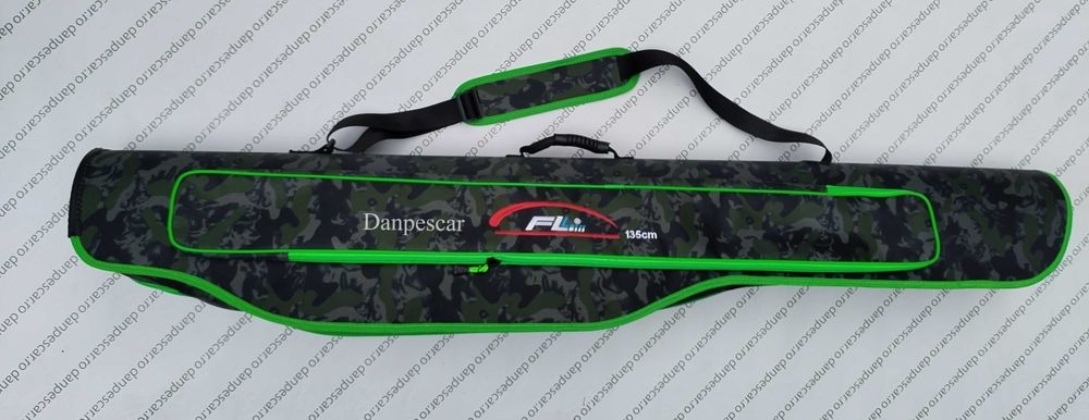 Geanta HUSA PROFL rigida pentru 2 SAU 3 lansete cu mulinete  135cm