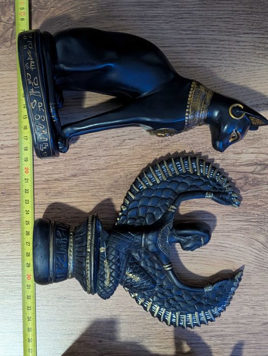 Set statuete decorative Egiptul Antic (Anubis, Bastet, Isis)