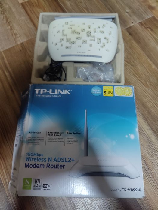 Модем роутер adsl2+ tplink