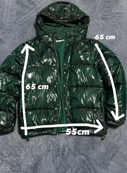 Jachetă puffer Zara verde L