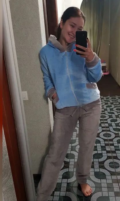 Пижама женская махровая