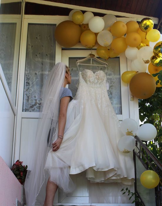 Булченска рокля италианска дантела