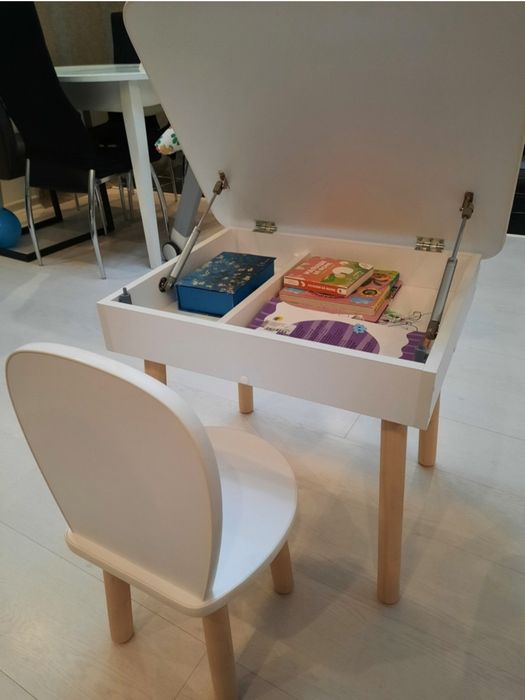 Комплект детский стол-пенал и стул. Bolalar stuli va stoli,