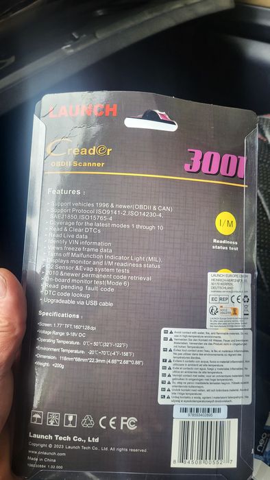 Автосканер launch 3001
